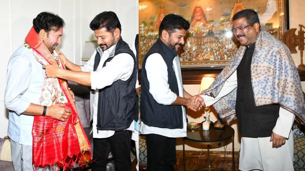 కేంద్ర మంత్రి కిషన్ రెడ్డితో సీఎం రేవంత్ రెడ్డి భేటీ.. ఎందుకంటే..