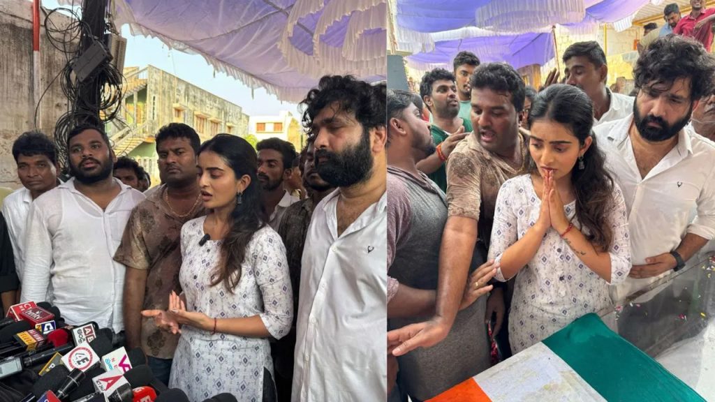 ఇది కూడా దేశ భక్తే.. ‘పహల్గామ్‌’ మృతుని ఇంటికెళ్లి నివాళి అర్పించిన తెలుగమ్మాయి
